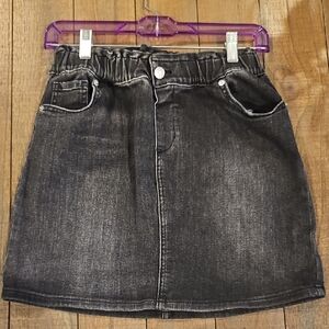 Cat & Jack Dark Gray Denim Skirt